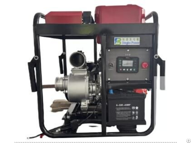 Four Inch Portable Air Cooled Gasoline Powered Water Pump