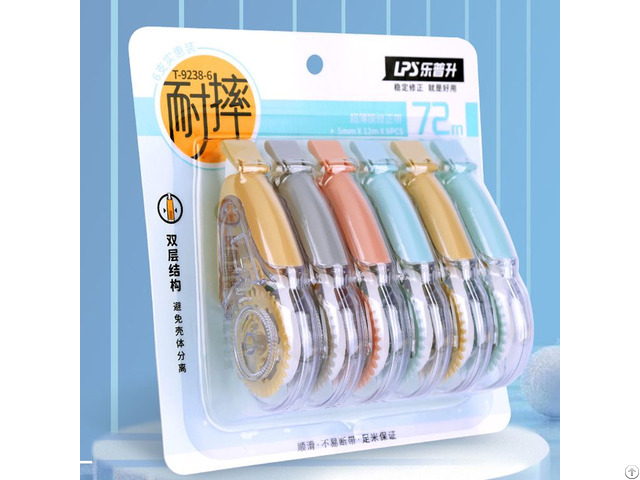 5mm White Correction Tape Eco Friendly Office And School Stationery