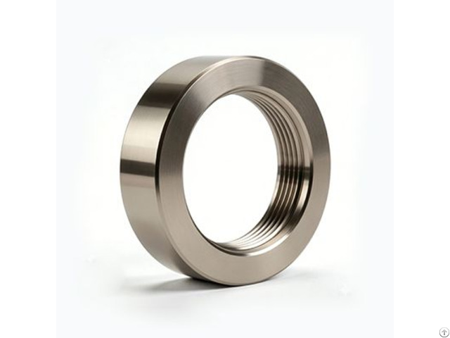 Nickel Based Alloy Precision Machined Valve Seat Threaded Retaining Nut