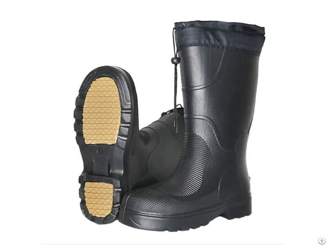 Warm Lightweight Black Eva Outdoors Boots