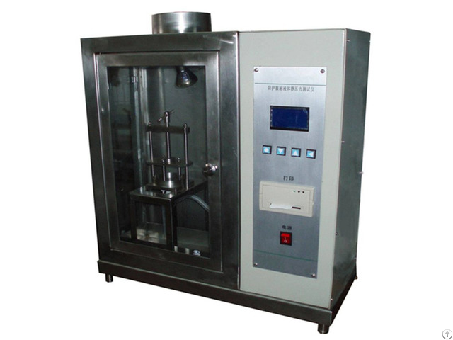 Protective Clothing Liquid Static Pressure Resistance Tester