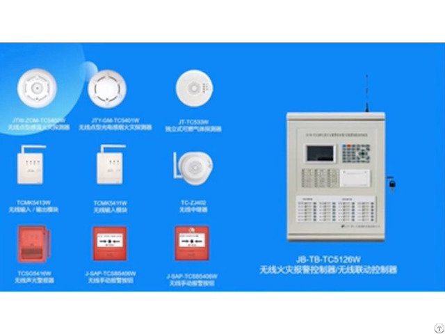 Wireless Addressable Fire Alarm And Extinguisher Security Control Commercial Safety