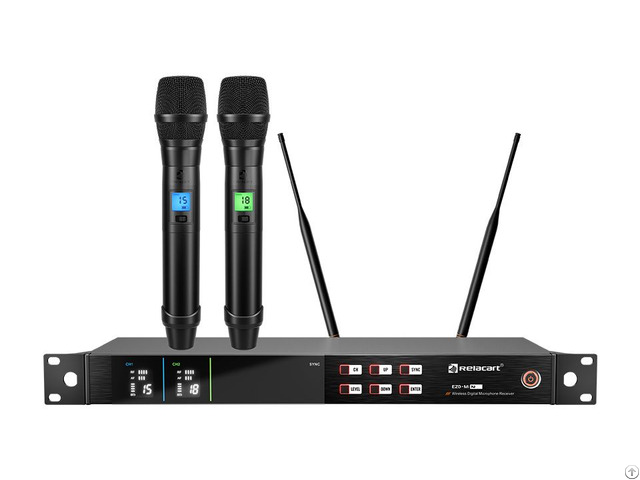 Ezd Mi2 Uhf Dual Channel True Diversity Digital Wireless Microphone System