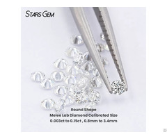Melee Diamond 0 003ct To 0 15ct Round Brilliant Cut Hpht Lab Grown