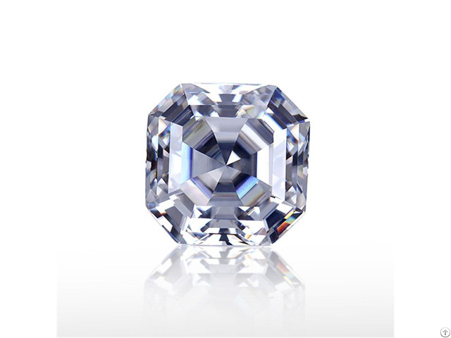 Def Asscher Cut Moissanite