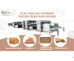Ryjh 2200s Full Automatic Twin Box Folder Gluer Machine