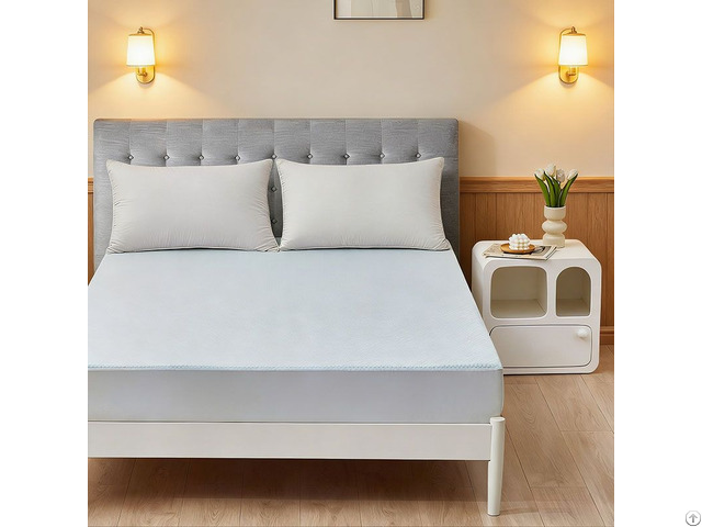 Tpu Waterproof Plain Eco Friendly Cooling Mattress Protector