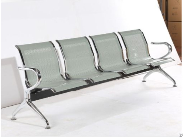 Three Seat Steel Hospital Bank Station