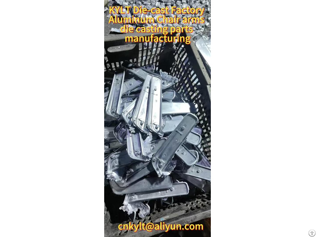 Aluminum Alloy Chair Arms Spare Parts Die Casting