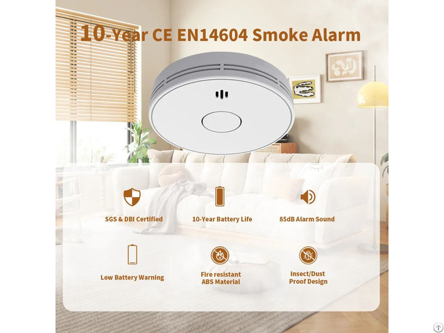 Wireless Interlinked Photoelectric Fire Alarm