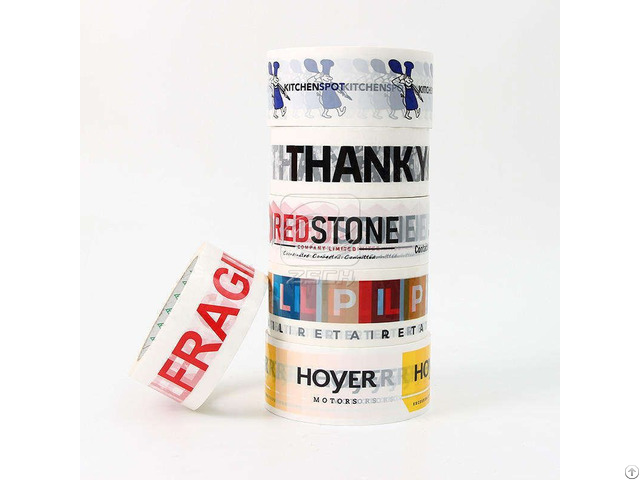 High Clarity Bopp Printed Tape For Carton Sealing And Brand Identification