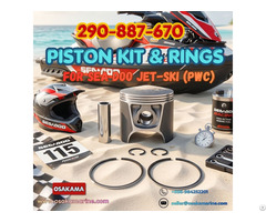 Piston Kit 290 887 670 For Sea Doo 720 Pwc Engine Rebuild
