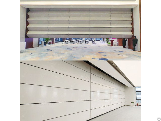 Motorized Vertical Lifting Wall System For High End Flexible Space