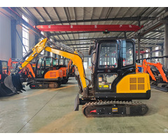 Yumo 4ton Mini Excavator For Construction Road Work And Rental Fleet