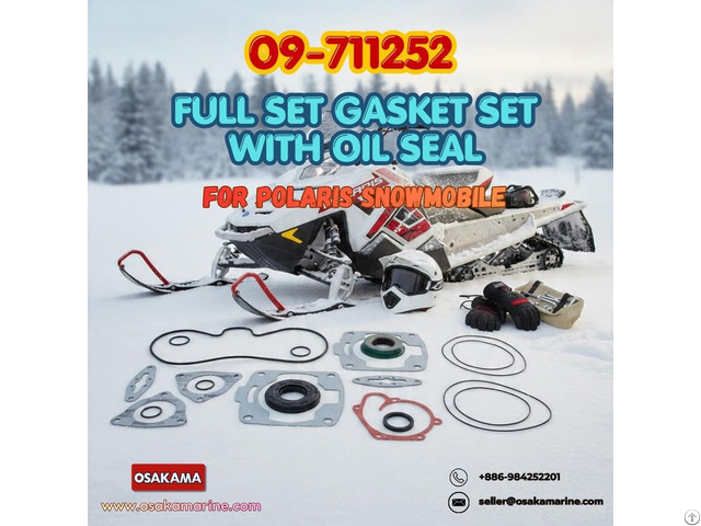 Full Set Gasket Kit With Oil Seals 09 711252 For Polaris 800 Snowmobile