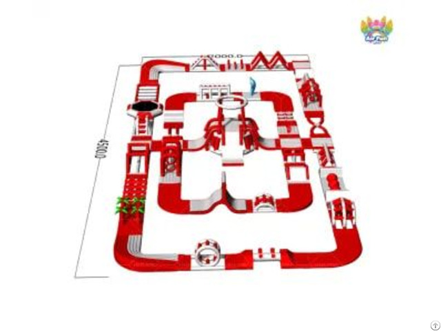 Giant Commercial Inflatable Water Park Factory