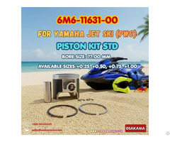 ???? 6m6 11631 00 Piston Kit For Yamaha 650 Pwc ????