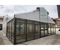Aluminum Atrium Tent With Glass Walls