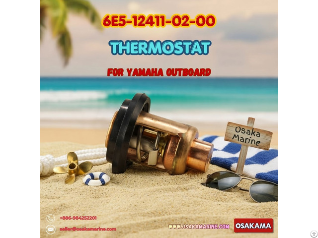Thermostat 6e5 12411 02 00 For Yamaha Outboard 4hp And 8hp Engines