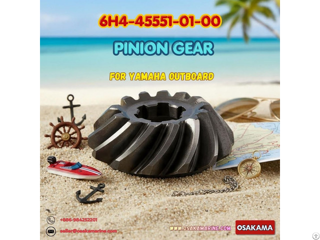 Yamaha Outboard Pinion Gear 6h4 45551 01 00