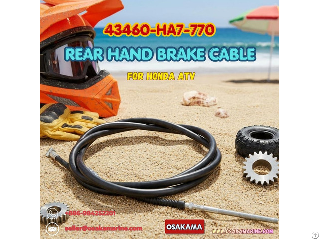 Honda Trx350 Rear Hand Brake Cable 43460 Ha7 770