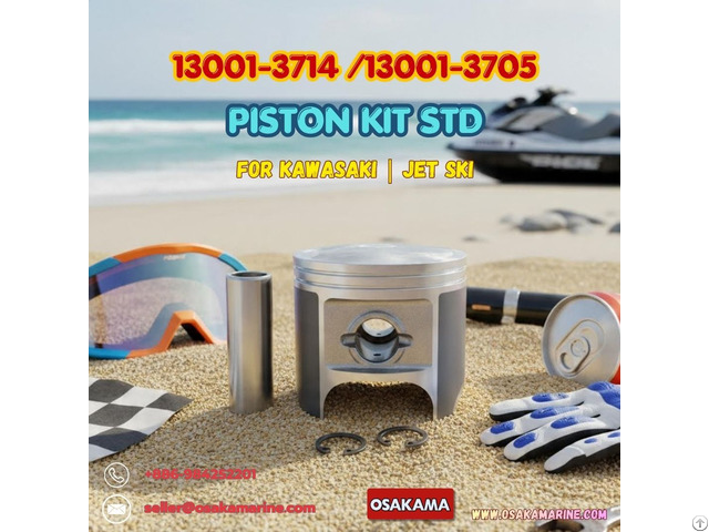 ???? Kawasaki Jet Ski 650 Piston Kit Oem Engine Rebuild Part