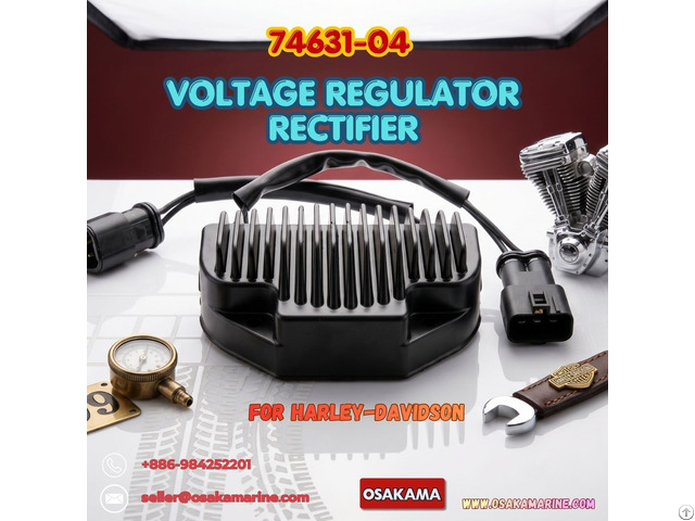 Harley Davidson Voltage Regulator Rectifier 74631 04