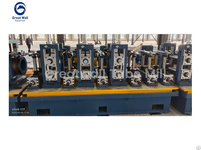 A Welded Pipe Production Line