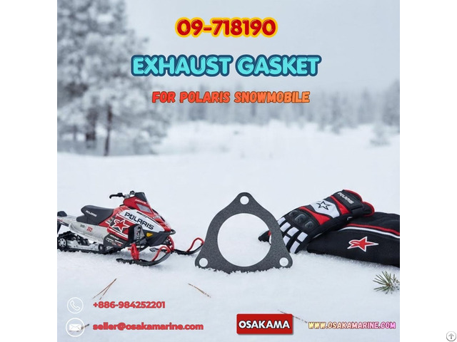 Polaris Snowmobile Exhaust Gasket 09 718190