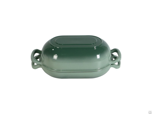 Private Label 2 In 1 Enameled Cast Iron Sourdough Bread Oven