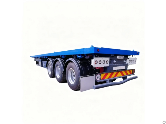 Flatbed Lowbed Semi Trailer For Multi Purpose Cargo Transport