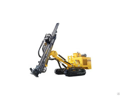 Jk595 5a Crawler Mounted Hydraulic Dth Drilling Rig With Auxiliary Rod Changer
