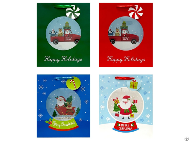 Customized Pvc Style Santa Claus Gift Bag