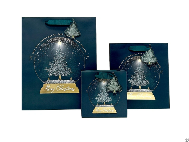 Wholesale Magical Christmas Snow Globe Gift Bag
