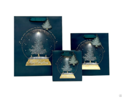 Wholesale Magical Christmas Snow Globe Gift Bag