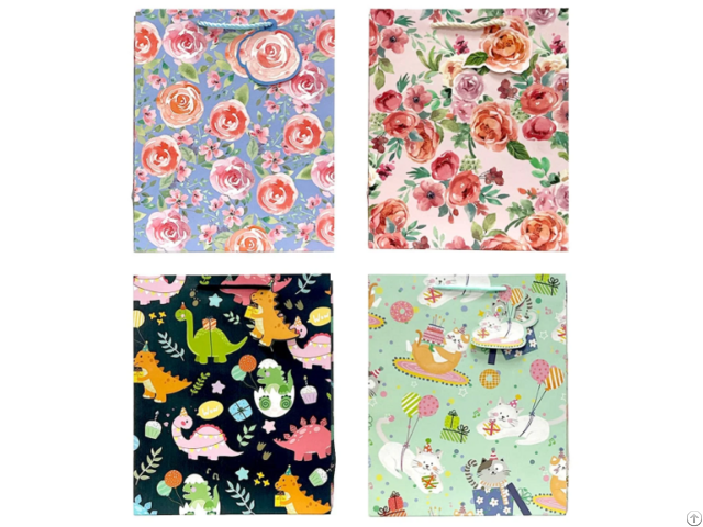 Wholesale Cartoon Flower Gift Paper Bags