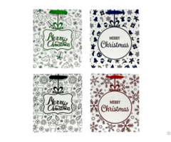Oem Assorted Monochrome Christmas Gift Bag Set