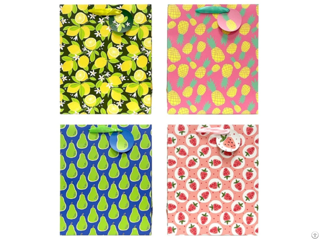 Custom Fresh Fruit Gift Paper Bag