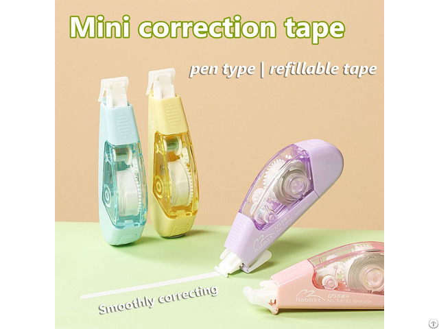 Students Refillable Mini Correction Tape Pen