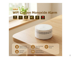 Ul2034 Certified Wifi Carbon Monoxide Alarm With Real Time Alerts And Remote Control