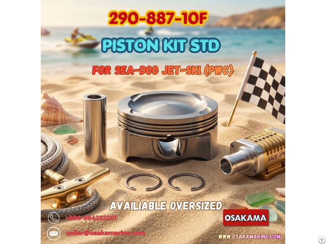 Sea Doo 4 Tec Supercharged Piston Kit 290 887 10f