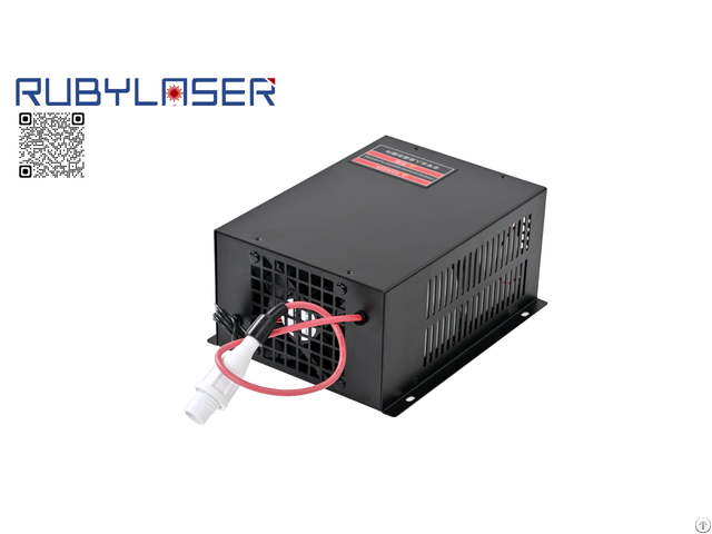 Compact Size High Voltage 60w Co2 Laser Power Supply 3m Hv Cable For Wood Working Cnc Engraver