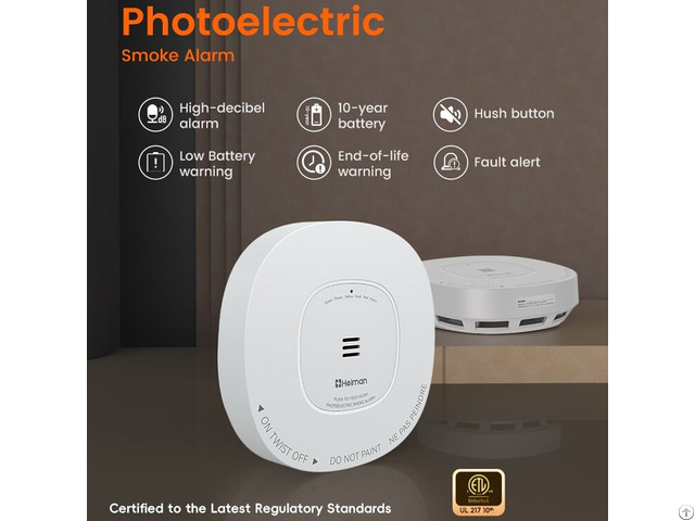 Ul Ready Photoelectric Smoke Alarm Hm 638phs