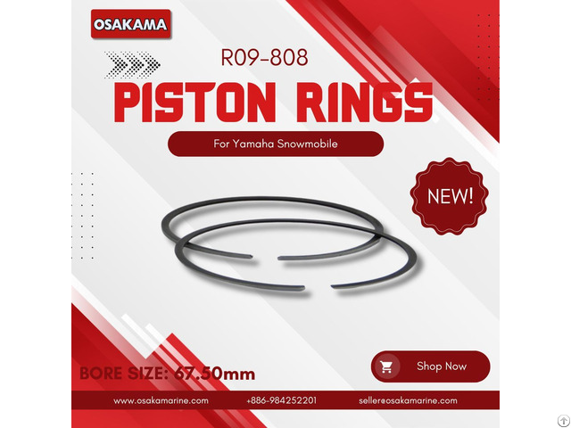 Yamaha Snowmobile Piston Ring R09 808
