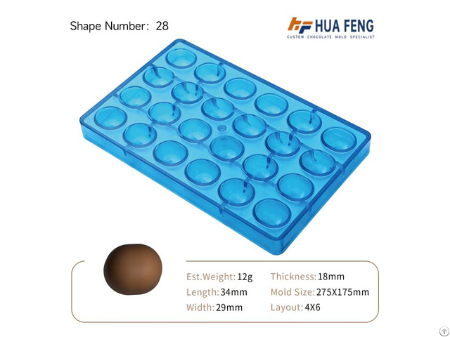 Polycarbonate Chocolate Molds