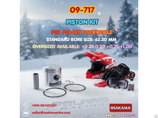 Polaris Snowmobile Piston Kit Std 09 717