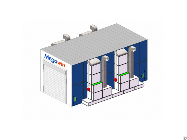 Mgw Bs16 Diesel Heat Bus Spray Booth