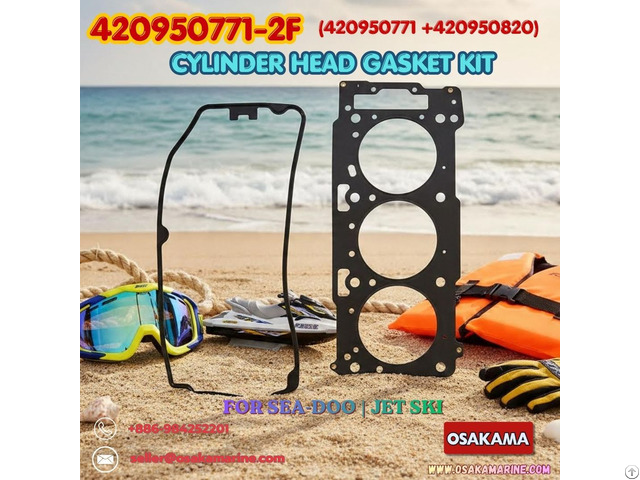 Sea Doo Cylinder Head Gasket Kit 420950771 2f