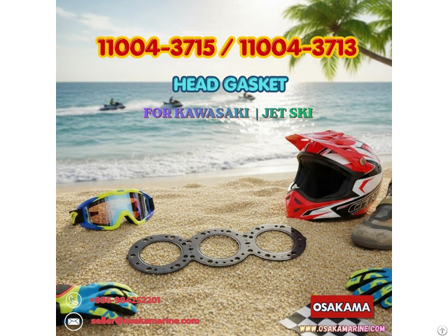 Kawasaki Jet Ski Head Gasket 11004 3715 3713