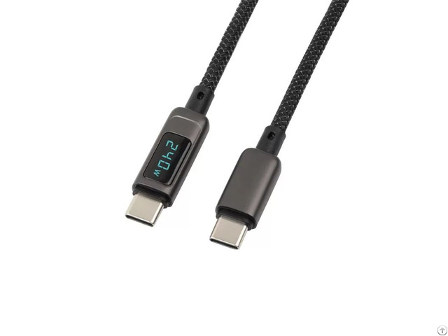 Usb C 240w Fast Charging Cable With Led Display